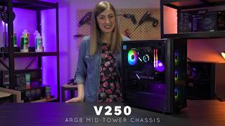 Thermaltake V250 CASE ATX Tower Black صندوق كمبيوتر خارجي