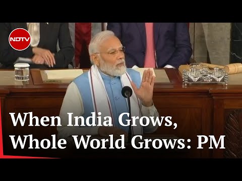 PM Modi To US Congress: "India Will Soon Be 3rd Largest Economy"