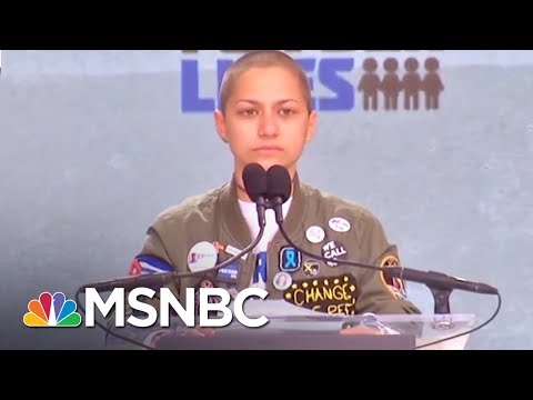 Emma Gonzalez Makes Statement With Silence At March For Our Lives | AM Joy | MSNBC
