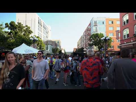 Comic Con 2023 Weekend | San Diego | Gas Lamp Quarter Full Walk Through