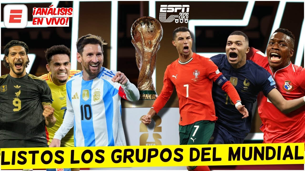 SORTEO DEL MUNDIAL 2026. ARGENTINA de MESSI, MÉXICO y PORTUGAL de CR7 conocen RIVALES | Exclusivos