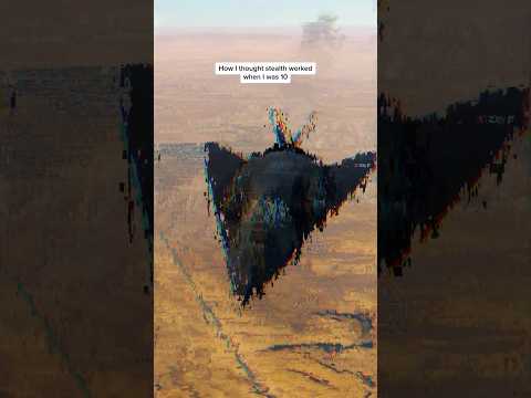 How I imagined Stealth Aircraft as a kid