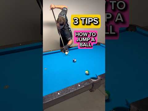 3 Tips on How to Jump a Ball  #magicmikebilliards #jflowerscues