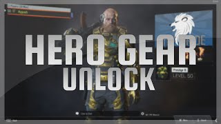 UNLOCK "HERO" EQUIPMENT/GEAR