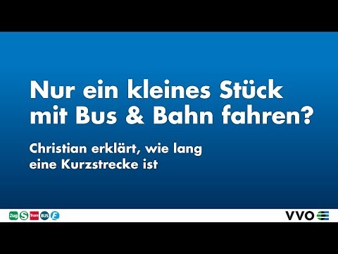 Nur ein kleines Stück mit Bus & Bahn fahren? – Die Kurzstrecke im VVO