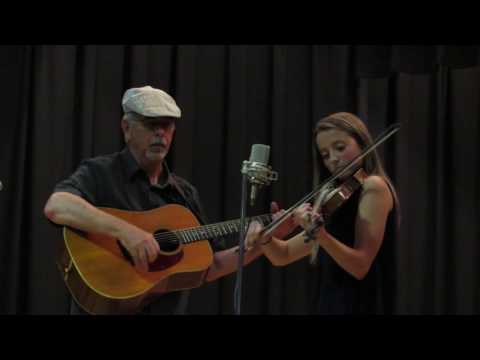 Maelee and Papaw at Rogersville Youth Fiddle Competition 2017. 2nd place!