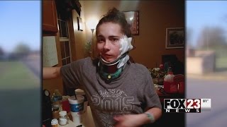 VIDEO: Woman speaks out after she's shot by Okmulgee police chief