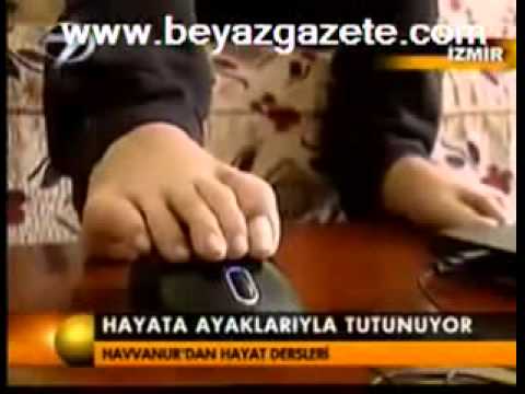 With her feet clinging to life