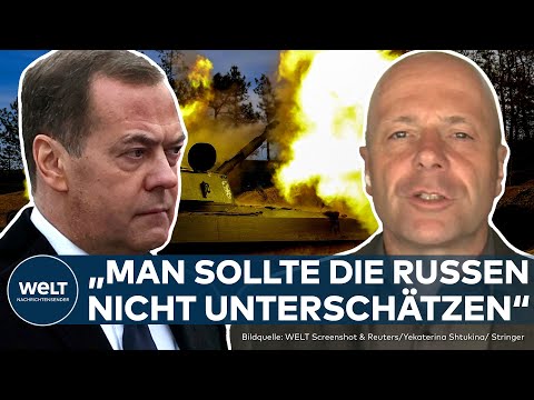 UKRAINE-KRIEG: Medwedew stinksauer! Ex-Präsident will "vollumfänglichen" hybriden Krieg gegen Westen