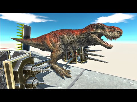 Two traps on the bridge - Animal Revolt Battle Simulator