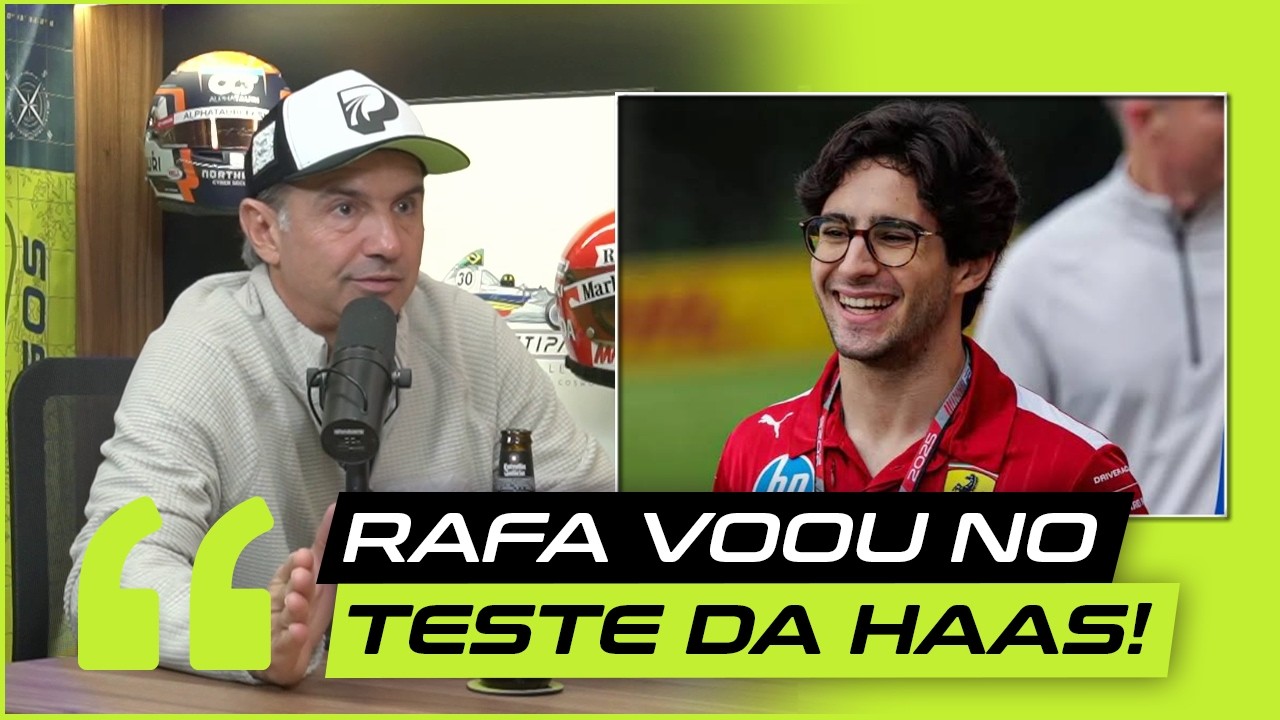 RAFA CÂMARA IMPRESSIONA EM TESTE DA HAAS E FICA A 1 DÉCIMO DE BEARMAN! #cortes #rafacamara