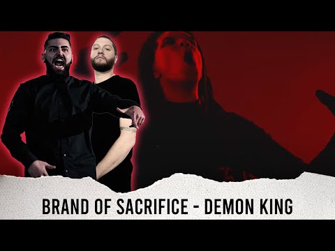 WE READ THE BIBLE AFTER | METALCORE BAND REACTS - BRAND OF SACRIFICE "DEMON KING" REACTION / REVIEW