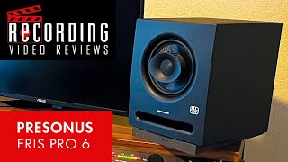 Video thumbnail for RECORDING Video Review: PreSonus Eris Pro 6 6.5-inch Powered Monitor by RecordingMag