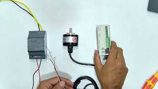 Download the video "Encoder With Delta PLC | Delta PLC encoder connection |"