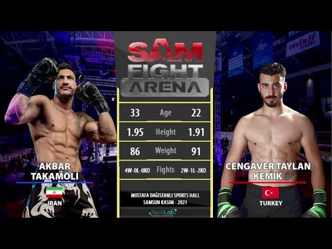 Akbar TAKAMOLİ vs Cengaver Taylan KEMİK