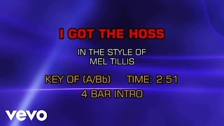 Mel Tillis - I Got The Hoss (Karaoke)