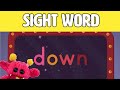 DOWN - Let's Learn the Sight Word DOWN with Hubble the Alien! | Nimalz Kidz! Songs and Fun!