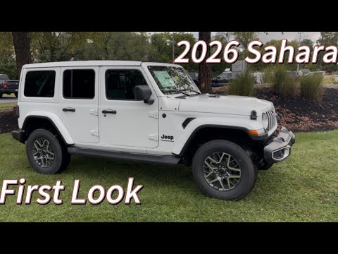 First Look 👀!! 2026 Jeep Wrangler Sahara!!