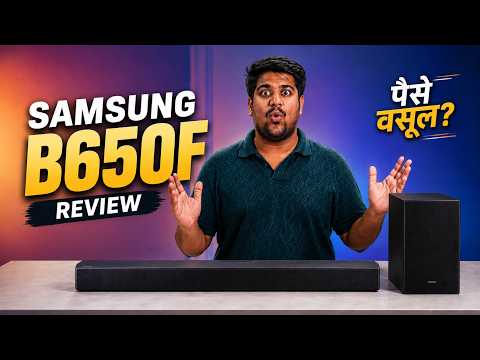 Thumbnail for Samsung B650F Review in Hindi 🔥 Best 3.1 Channel Wireless Soundbar Under 15000 in 2026?