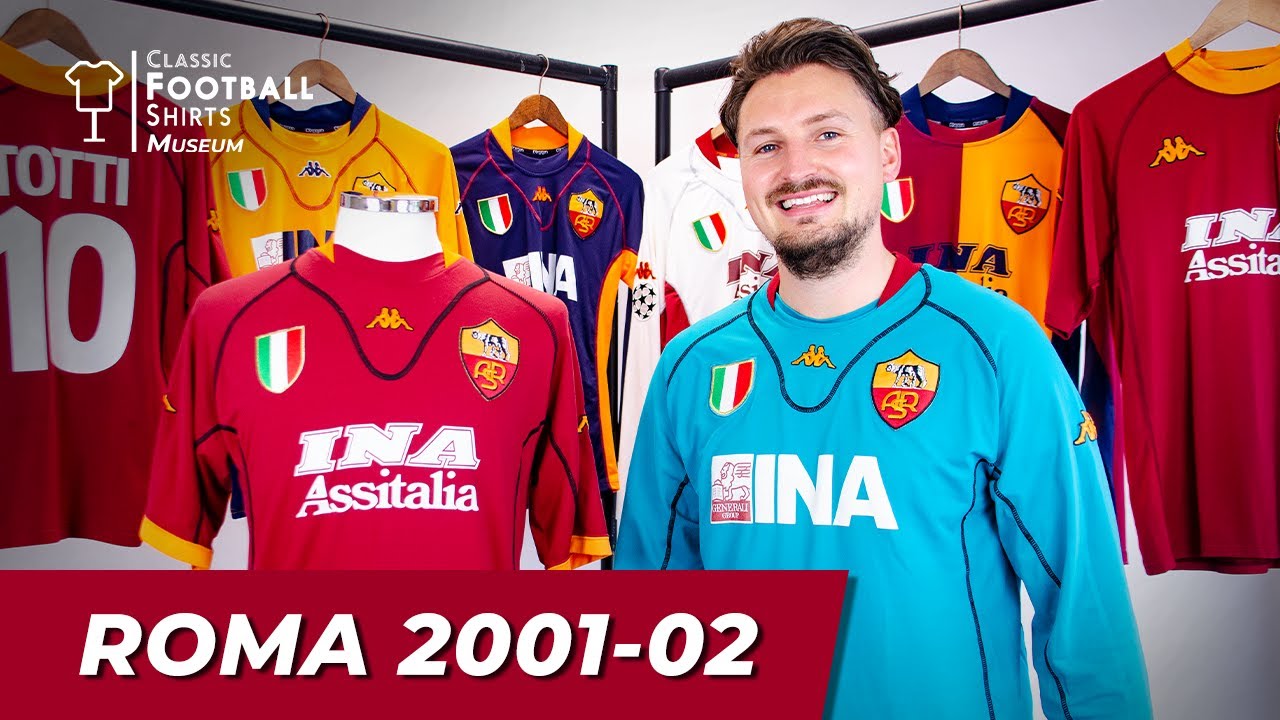 AS Roma 2001-02 Kappa Kits - Classic Football Shirts