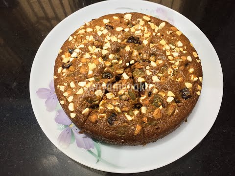 apple cake recipe | Cake recipe without maida, Sugar| Cake made with wheat flour and jaggery | Vegan