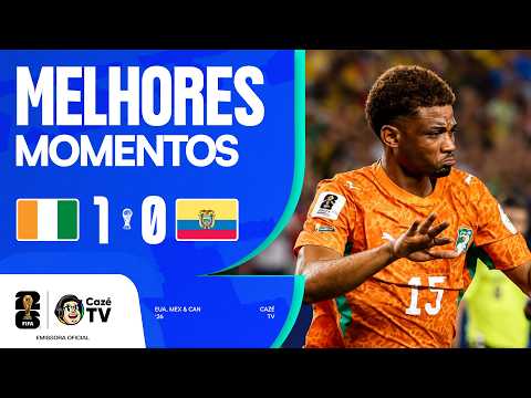 Melhores momentos de Costa do Marfim x Equador