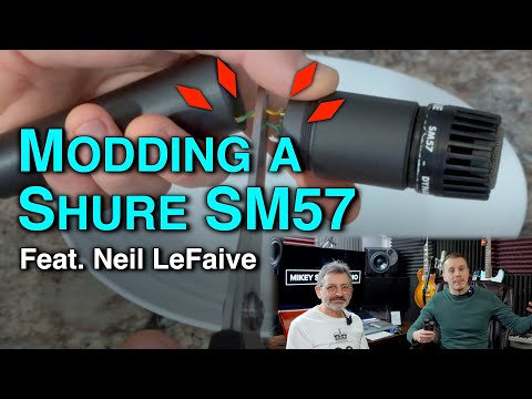 🎤 Modding the Shure SM57 | DIY Mic Mod for Better Tone? With Neil LeFaive