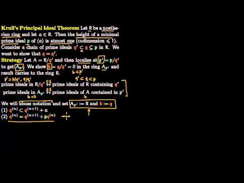 Krull Principal Ideal Theorem
