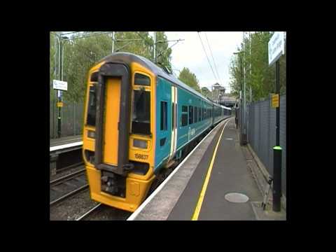ATW 158837 & 158840 (New Livery) 1D14 Departing Smethwick Galton Bridge (15th April 2011)