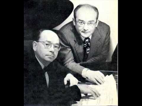 Aloys and Alfons Kontarsky play Milhaud Scaramouche