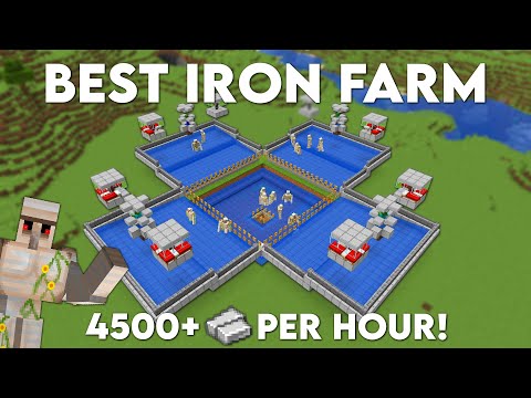 Minecraft Best IRON FARM - 1.20+ Iron Farm Tutorial