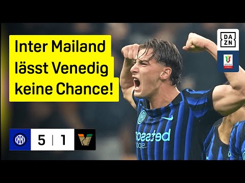 Inter Mailand - Venezia | Achtelfinale | Coppa Italia | DAZN Highlights