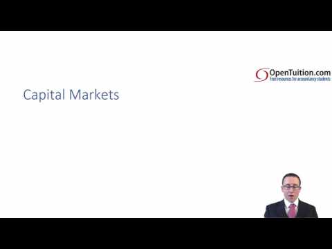 CIMA F2 Financial markets