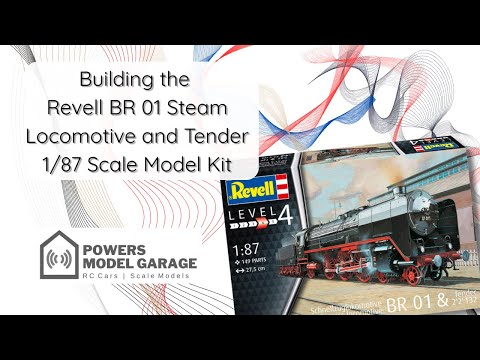 Building the Revell BR 01 Steam Locomotive Model Kit & Review