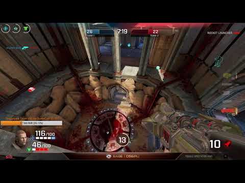 Dooi + GaRpY vs. dramiS + sib, semifinal GO4QC 2v2 June 2018 NA – Quake Champions
