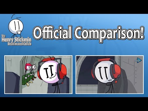 The Henry Stickmin Reanimated Collab - Official Comparison Video