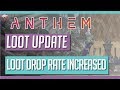 Anthem Lets Talk | New Changes in Loot Drop Rate! Level Progression is Solved?