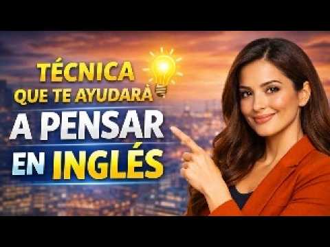 APRENDER A PENSAR EN INGLÉS EN MUY POCO TIEMPO