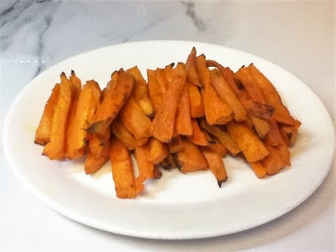 Easy Healthy Oven-Baked Sweet Potato Chips / Baked...