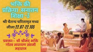 CC-MadhyaLila-22.87-22.105 ||21-04-2020|| The Process of Devotional Service-3||(Hindi)||