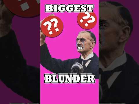 Neville Chamberlain's Biggest Mistake in WW2
