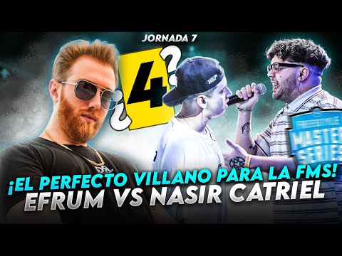 ¡EL PERFECTO VILLANO PARA LA FMS! | EFRUM VS NASIR CATRIEL FMS ARGENTINA J7