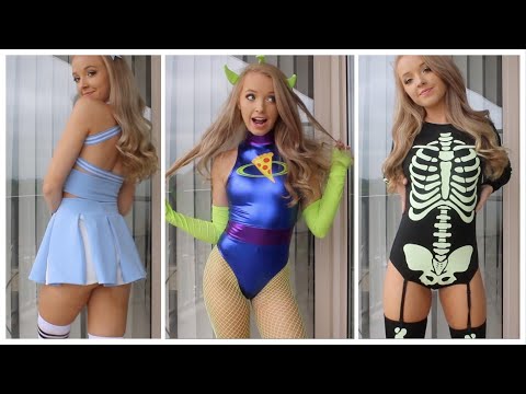 TRYING ON DOLLS KILL HALLOWEEN COSTUMES 🎃👻