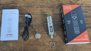 TUNENGE S15PRO-TK 7075 Aluminum Keychain Flashlight Review 