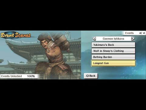 Samurai Warriors: Chronicles 3 - All Goemon Ishikawa Teahouse Events
