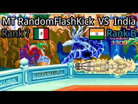 Hyper Street Fighter II: The Anniversary Edition: MT RandomFlashKick (MX, Rank ?)  vs India (IN, Ra