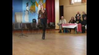 Joy Dunlop dancing at the Cos Cos Sean Nos Festival 2013