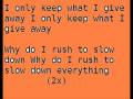 Trapt  - Lost Realist - lyrics