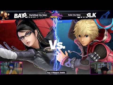 Geist (Bayonetta) vs DarkShad (Shulk) Top 8 Winners Semi's Shield Break Donkey Kong