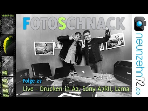 Fotoschnack 27 - Drucken in A2, Sony A7 RII, Lama